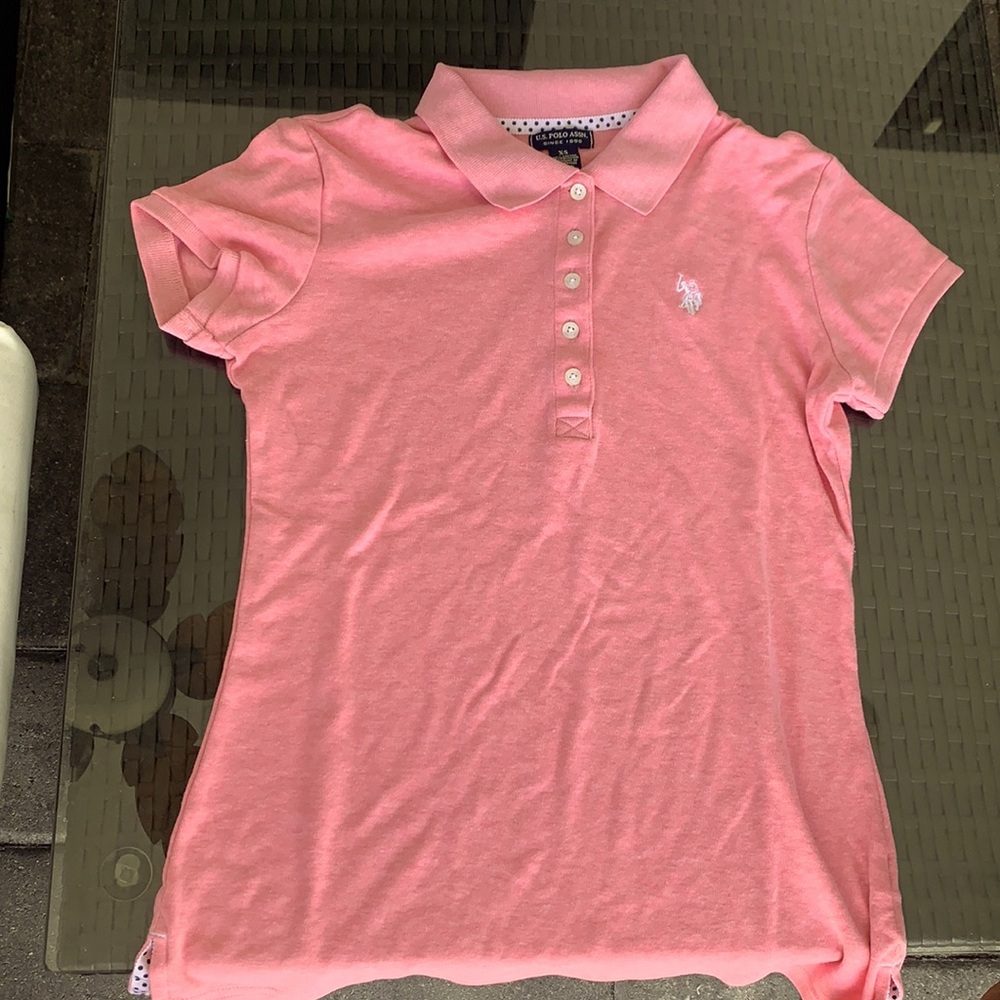 pink POLO assn collared tee!